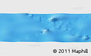 Shaded Relief Panoramic Map of the area around 29° 54' 34" S, 106° 10' 30" W