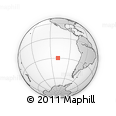 Outline Map of the Area around 29° 54' 34" S, 108° 43' 29" W, rectangular outline