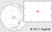 Blank Location Map of the area around 29° 54' 34" S, 109° 34' 29" W