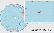 Gray Location Map of the area around 29° 54' 34" S, 109° 34' 29" W