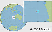 Savanna Style Location Map of the area around 29° 54' 34" S, 110° 34' 29" E