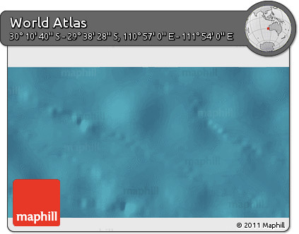 Satellite 3D Map of the Area around 29° 54' 34" S, 111° 25' 30" E