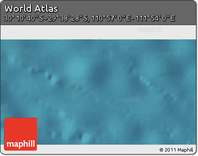 Satellite 3D Map of the Area around 29° 54' 34" S, 111° 25' 30" E