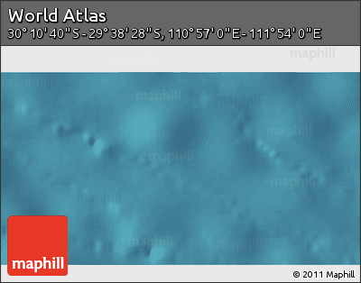 Satellite 3D Map of the Area around 29° 54' 34" S, 111° 25' 30" E
