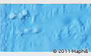 Physical 3D Map of the area around 29° 54' 34" S, 111° 16' 30" W