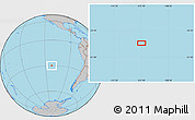 Gray Location Map of the area around 29° 54' 34" S, 112° 7' 30" W