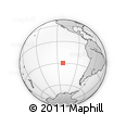 Outline Map of the Area around 29° 54' 34" S, 112° 7' 30" W, rectangular outline