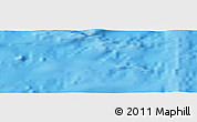 Shaded Relief Panoramic Map of the area around 29° 54' 34" S, 112° 7' 30" W