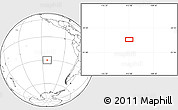 Blank Location Map of the area around 29° 54' 34" S, 112° 58' 29" W