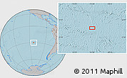 Gray Location Map of the area around 29° 54' 34" S, 112° 58' 29" W, hill shading