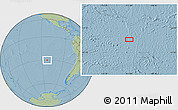 Savanna Style Location Map of the area around 29° 54' 34" S, 112° 58' 29" W, hill shading