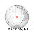 Outline Map of the Area around 29° 54' 34" S, 112° 58' 29" W, rectangular outline