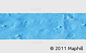 Shaded Relief Panoramic Map of the area around 29° 54' 34" S, 112° 58' 29" W
