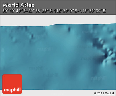 Satellite 3D Map of the Area around 29° 54' 34" S, 113° 7' 30" E