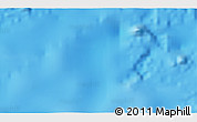 Shaded Relief 3D Map of the area around 29° 54' 34" S, 113° 49' 29" W