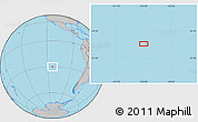 Gray Location Map of the area around 29° 54' 34" S, 113° 49' 29" W