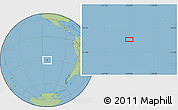 Savanna Style Location Map of the area around 29° 54' 34" S, 113° 49' 29" W