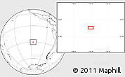 Blank Location Map of the area around 29° 54' 34" S, 115° 31' 30" W