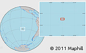 Gray Location Map of the area around 29° 54' 34" S, 115° 31' 30" W