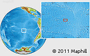 Physical Location Map of the area around 29° 54' 34" S, 115° 31' 30" W