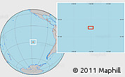 Gray Location Map of the area around 29° 54' 34" S, 116° 22' 30" W