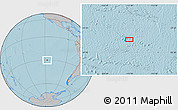 Gray Location Map of the area around 29° 54' 34" S, 117° 13' 29" W, hill shading