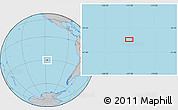 Gray Location Map of the area around 29° 54' 34" S, 117° 13' 29" W