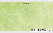 Physical 3D Map of the area around 29° 54' 34" S, 118° 13' 29" E