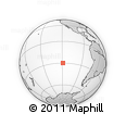 Outline Map of the Area around 29° 54' 34" S, 118° 55' 30" W, rectangular outline