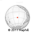 Outline Map of the Area around 29° 54' 34" S, 127° 25' 30" W, rectangular outline