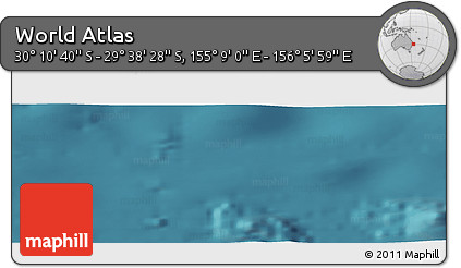 Satellite Panoramic Map of the Area around 29° 54' 34" S, 155° 37' 30" E
