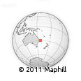 Outline Map of the Area around 29° 54' 34" S, 157° 19' 29" E, rectangular outline