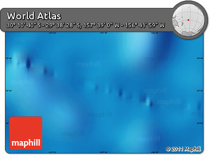 Physical Map of the Area around 29° 54' 34" S, 157° 10' 30" W