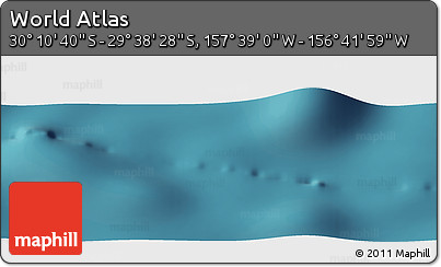 Satellite Panoramic Map of the Area around 29° 54' 34" S, 157° 10' 30" W