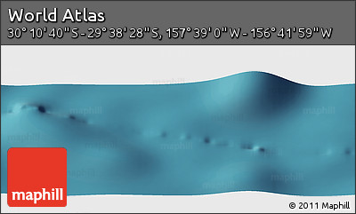 Satellite Panoramic Map of the Area around 29° 54' 34" S, 157° 10' 30" W