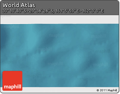 Satellite 3D Map of the Area around 29° 54' 34" S, 161° 34' 29" E