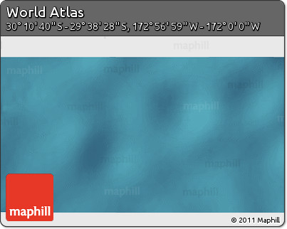 Satellite 3D Map of the Area around 29° 54' 34" S, 172° 28' 29" W