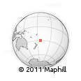 Outline Map of the Area around 29° 54' 34" S, 173° 19' 29" W, rectangular outline