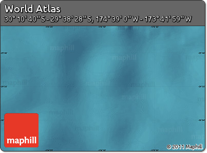Satellite Map of the Area around 29° 54' 34" S, 174° 10' 30" W
