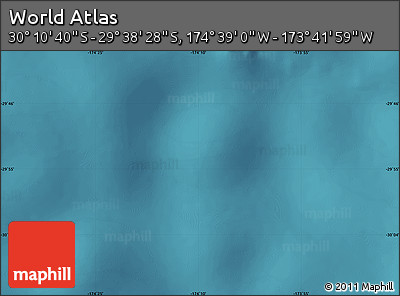 Satellite Map of the Area around 29° 54' 34" S, 174° 10' 30" W