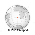 Outline Map of the Area around 29° 54' 34" S, 1° 46' 29" E, rectangular outline