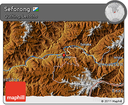 Physical 3D Map of Seforong