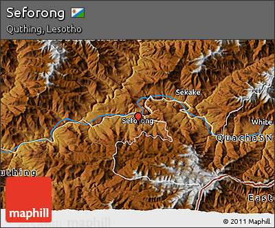 Physical 3D Map of Seforong
