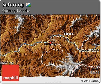 Physical 3D Map of Seforong