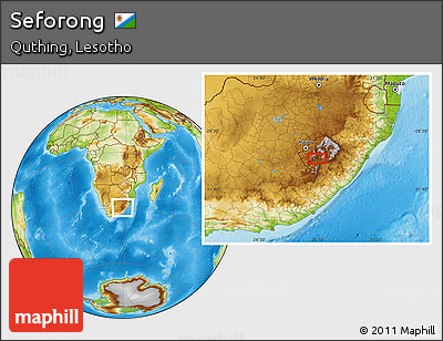 Physical Location Map of Seforong
