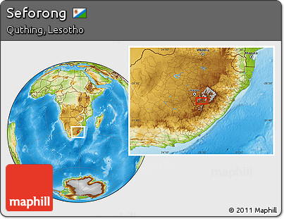 Physical Location Map of Seforong