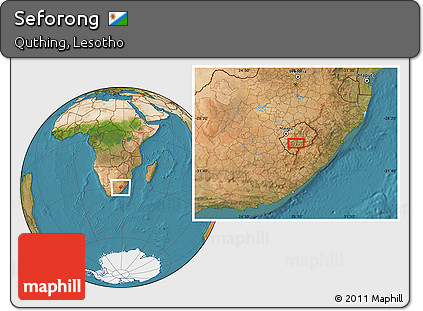 Satellite Location Map of Seforong