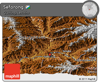 Physical Panoramic Map of Seforong