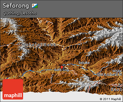 Physical Panoramic Map of Seforong