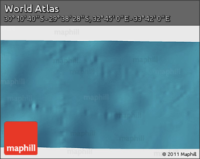 Satellite 3D Map of the Area around 29° 54' 34" S, 33° 13' 30" E